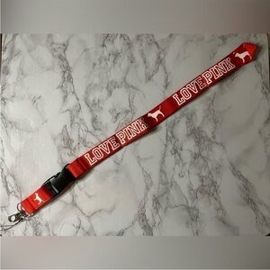 Pink Victoria’s secret’s lanyard